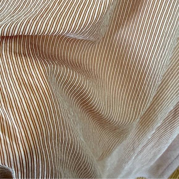 Inwear Copenhagen Elegant Brown & Cream Striped Maxi Dress - Picture 4 of 6